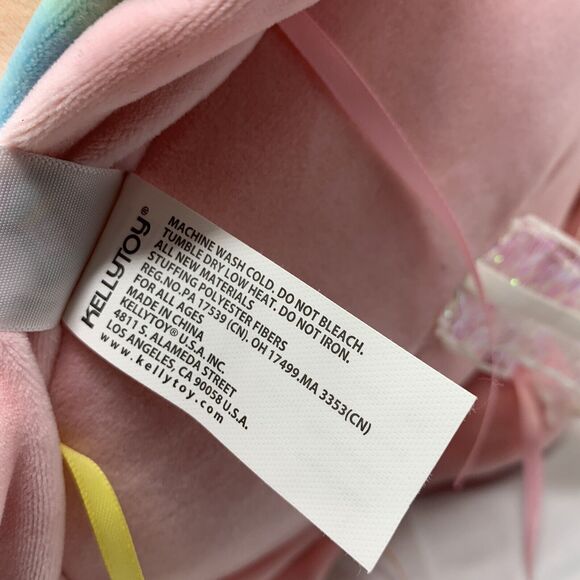 Squishmallows Janet Rainbow Jellyfish Plush 11" w/ Tentacles - Picture 7 of 10